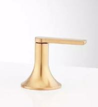 New Brushed Gold Lentz Widespread Bathroom Faucet Lever Handles by Signa... - $79.95