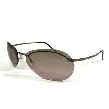 Diesel Sunglasses WIMBI Z1N Gray Round Frames with Brown Lenses 58-18-125 - $60.59