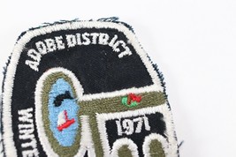 Vintage 1971 Adobe District Winter Camporee Round Boy Scout BSA Camp Patch - £9.17 GBP