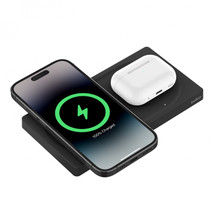 Belkin WIZ019TTBK 2-IN-1 WIRELESS CHARGING PAD WITH OFFICIAL MAGSAFE CHA... - $154.30