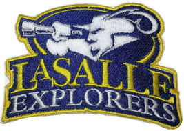 La Salle Explorers Logo Iron On Patch  - £3.93 GBP