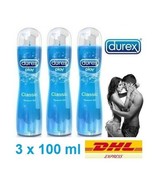 3 x Durex Play Gel Classic Lubricant Lube Sexual Pleasure-enhancing 100 ml. - $45.40