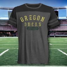 Oregon Ducks NCAA T-Shirt Mens Size Medium M Gray Crew Neck Two Tone Tee w/Tags - £8.06 GBP