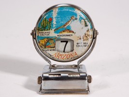 Vintage Flip Perpetual Calendar - Working Desk Accessory with Arizona Sc... - £33.63 GBP