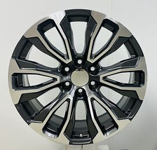 22&quot; Gunmetal And Machine Wheels For Chevy Silverado Suburban Tahoe Avalanche - £940.75 GBP