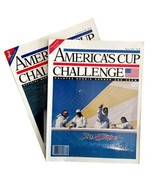 America&#39;s Cup Challenge Lot Of 2 Vintage Nautical Magazines 1987-88 Spec... - $41.01 CAD