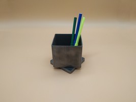  iron pen holder - stylish desk organizer, idea for office storage - $34.70