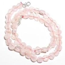 Rose Quartz Natural Gemstone Beads Multi Shape Strand Length 19&quot; KB-1439 - £8.49 GBP