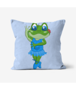 Frankie the Frog Pillow by Dancing Littles Jungle - $860.50 MXN+