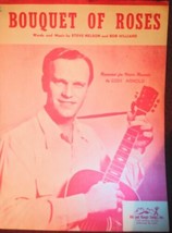 Vtg Sheet Music Eddy Arnold Bouquet Of Roses 1948 Guc - £3.14 GBP