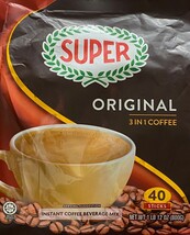 Pack of 5, Super Instant Original 3 in 1 Coffee 800g / 28 Oz - £63.30 GBP