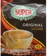 Pack of 5, Super Instant Original 3 in 1 Coffee 800g / 28 Oz - $108.30 CAD