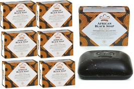 Nubian Heritage - African Black Soap (7 Pack) 5 oz Bar Soaps - as Shown - $31.58