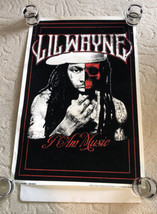 Original 2009 Lil Wayne #1901 I Am Music Blacklight Poster 23&quot;x 35&quot; Scorpio Rare - £40.09 GBP