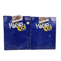 Hanes Too 2 Pair Size AB Little Color Style 156 Light Support Vintage 1985 - £14.19 GBP