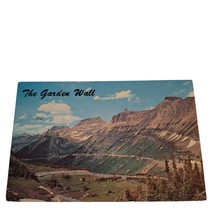 Postcard The Majestic Garden Wall Glacier National Park Montana Chrome Posted - £5.51 GBP