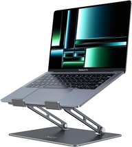 Foldable Laptop Stand for Desk, Adjustable Height Ergonomic Computer Stand, A... - £18.68 GBP