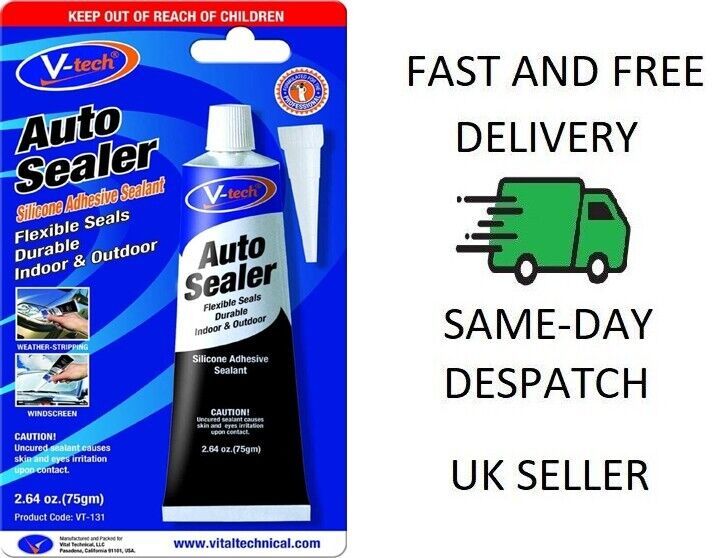 Car Windscreen Windshield Glass Silicone Adhesive Sealant Flexible Repai... - $9.04