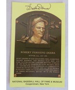 Original Authentic BOBBY DOER Signed Autograph HOF Plaque Postcard Baseball - $24.74