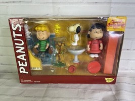 Peanuts Memory Lane Good Ol Charlie Brown Lucy Snoopy Schroeder Figures Set NEW - £32.71 GBP