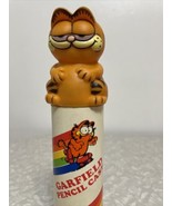 2 Vtg 1978 81 Garfield Cat Cartoon Plastic Pencil Sharpener Case Jim Davis - £22.83 GBP