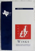 Using Winks 4.5 (The Windows version of KWIKSTAT) User&#39;s Manual [A TexaSoft Prod - £8.60 GBP