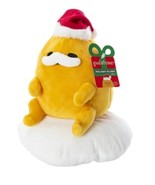 NWT Sanrio Gudetama The Lazy Egg Holiday Santa Christmas Plush 8in - £16.02 GBP