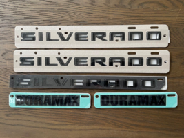 2019-2020 Chevrolet Silverado 1500 Emblem Kit  GM# 84300954. Black OEM   5 pc - £60.72 GBP
