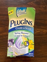 Glade PlugIns Create A Scent spring showers  1 Holder 2 Refills - £11.81 GBP