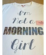 JUICY COUTURE I&#39;m Not a Morning Girl SWEATSHIRT Size: EXTRA SMALL (0 - 2... - £77.32 GBP