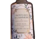 Bath &amp; Body Works SNOWFLAKES &amp; CASHMERE Body Wash with Vitamin B5 &amp; Aloe... - $14.20