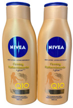 2x NIVEA Q10 Firming Glow Body Lotion 13.5oz Gradual Sun Fair-Medium Bronze - $50.34