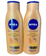 2x NIVEA Q10 Firming Glow Body Lotion 13.5oz Gradual Sun Fair-Medium Bronze - $50.34