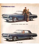 1963 Dodge Polara Car Advertisement Automobilia The Dependables Chrysler... - $548.16 MXN