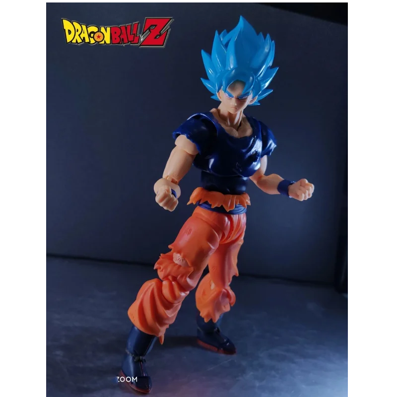 Al fit df dragon ball blue hair goku tenacious martialist action pvc figure model toy 1 thumb200