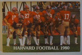 Vintage Football Media Presse Guide Harvard Université 1980 - £30.42 GBP