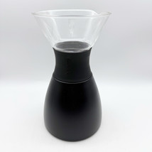 Asobu Insulated Pour-Over Coffee Maker w Removable Carafe 32-Oz Black For Parts - £15.45 GBP