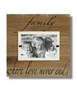 PICTURE FRAME BEACH WALL ART RECLAIMED BARN WOOD RUSTIC SIGN FAMILY LOVE - £22.71 GBP