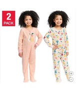 Kids Headquarters Blanket Sleepers Orange Multicolor Pears 2-Pack One-Piece - $688.92 MXN