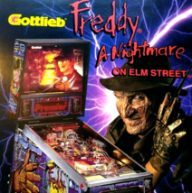Freddy A Nightmare On Elm Street Pinball FLYER Vintage Horror Art NOS - $21.38