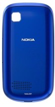 Battery Door For Nokia Asha 200 201 Back Cover Housing Standard Replacement Blue - £3.94 GBP