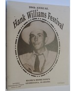 Hank Williams Festival 20th Annual Georgina Alabama 1999 Souvenir Progra... - $276.49 MXN