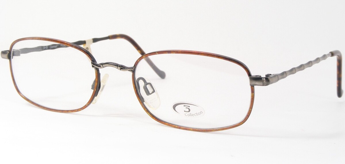 Gafas De Montura Única Rara B+S 8350 Col. 1 Marrón Óxido 50-18-140 Italia - $56.53