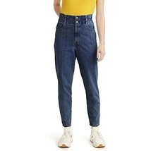 MSRP $70 Levi&#39;s Women&#39;s High Waisted Paperbag Jeans Blue Size 2 - £12.39 GBP
