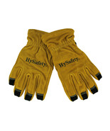 Hysafety Cowhide Leather Reinforced Palm Structural Firefighter Gloves - £39.84 GBP