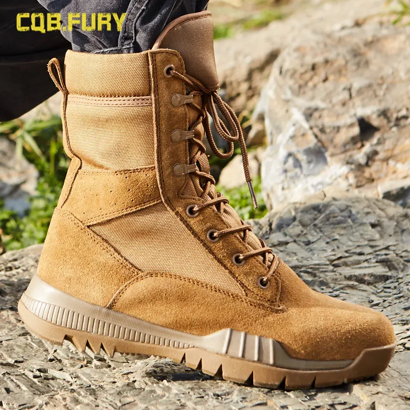 Autumn Ultra Light Men&#39;s  Boots Special Forces  Boots Male Outdoor Waterproof No - £214.87 GBP