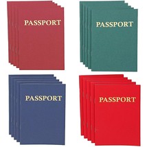 24X International Passport Notebooks Note Book Pad Bulk 4 Colors 4&quot; X 5.5&quot; - £25.87 GBP