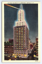 Postcard Rand Building Buffalo New York by Illumination Night View NY - £3.55 GBP