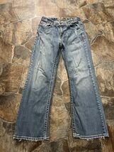 BKE Original Tyler Straight Leg Mid Distressed Denim Jeans!(28x29)actual... - $11.88