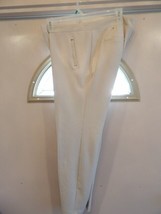 Flirtations  XL Cream Tone Pull on Dress Pants Mock Pockets - £8.20 GBP